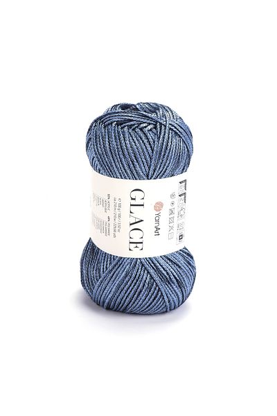 Yarnart Glace Hand Knitting Yarn,100G / 210m – 52% Acrylic 48% Polyamide–Bright Colored Summer Hand Knitting Yarn