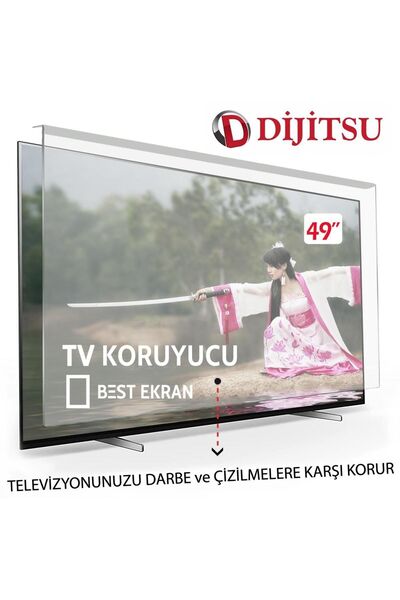 Dijitsu 49" inç 124 Ekran Tv Ekran Koruyucu Kırılmaz Paneli