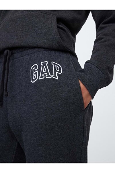 GAP Γυναικεία φούτερ V-Gap Herıtage Jogger Fleece 463492 SMOKED