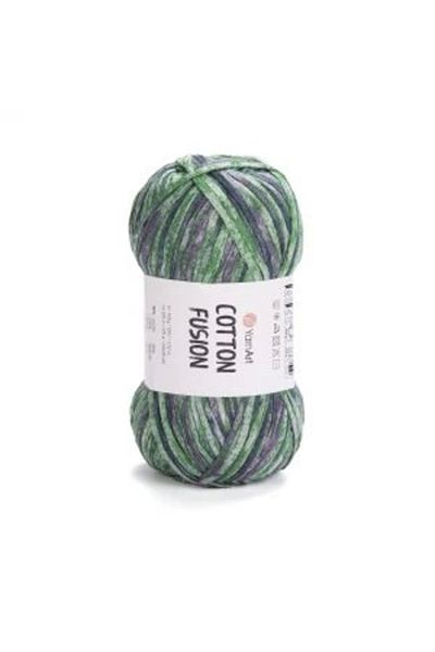 Yarnart Cotton Fusion - Hand Knitted String Ebruli-3648