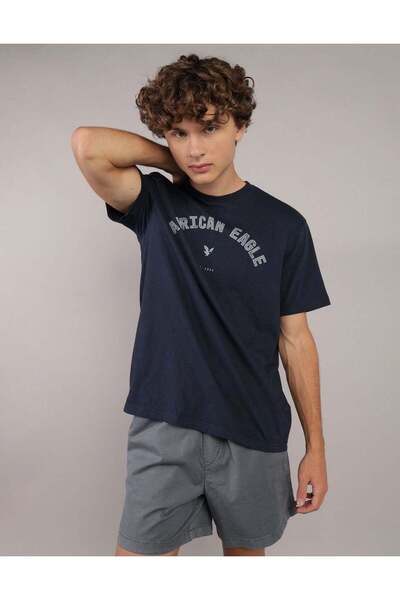 AMERICAN EAGLE AE Logo Graphic T-Shirt