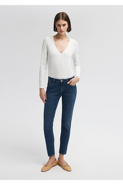 Mavi Ada Casual Vintage tmavé džínové kalhoty 1020535596