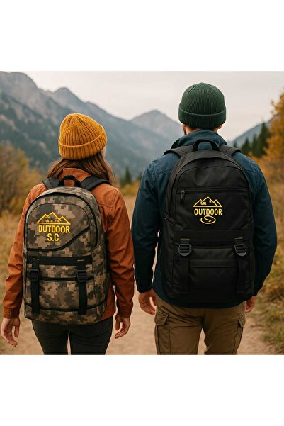 ZİVORA Genişleyebilen Körüklü Dağcı Su Geçirmez Sırt-Deprem-Seyahat-Gezi Çantası