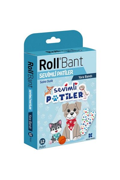 Roll شريط لاصق للجروح مكون من 12 قطعة لطيفة