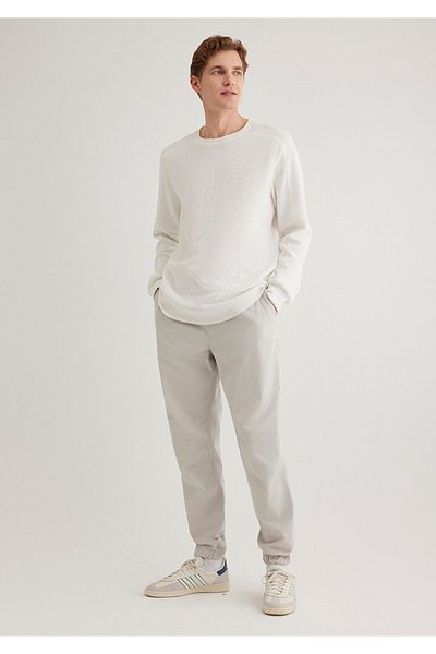 Mavi Light Gray Jogger Pants with Elastic Waist 000169 -70074