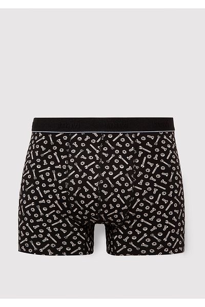 Mavi Printed Black Boxer 0910444-85857