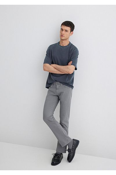 Mavi Comfort Gabardine Trousers - Hunter Tin Gray, 0020231022
