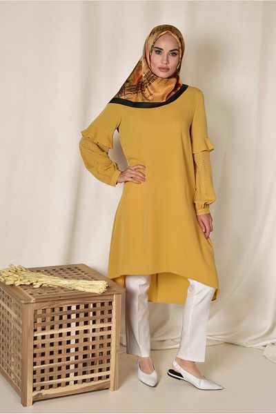 Alvina Stone Detail Tunic with Arms 4858