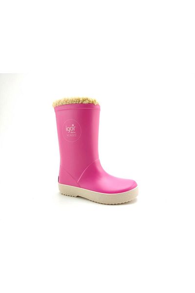 IGOR Furry Rain Boots Splash Nautico Borreguito W10207