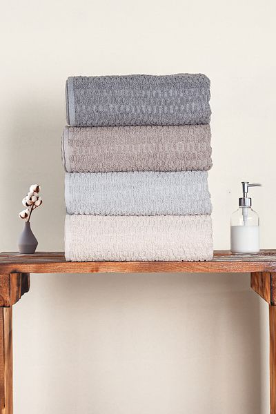 AKN Soft Touch 4-Piece Hand Towel Set 40X60 cm