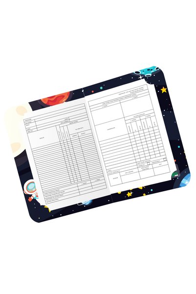 Minikbilgin Yayınları Space Themed Carne Case (10 Pieces)