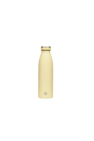 B2DO Thermal Water Bottle, Stainless Steel, Yellow, 500 Ml, 23.3 X 6.8 Cm