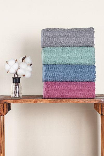 AKN Soft Touch 4-Piece Hand Towel Set 40X60 cm