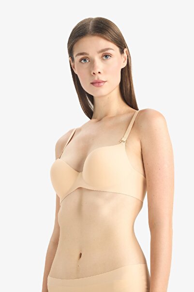 DeFacto Yarım Dolgulu Micro Dolgulu Push Up Tişört Bra-fall In Love C1525ax25sp