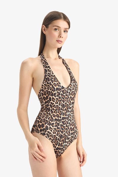 DeFacto Μαγιό με σχέδιο Leopard-fall In Love D4048ax25sp