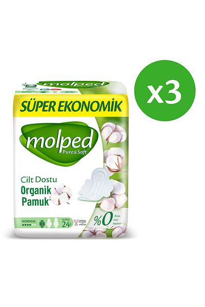 Molped Pure&soft Normal Super Advantage Package 72 Pieces