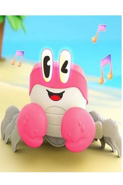 rexa Crawling Crab Baby Toy – Interactive Tummy Time Toy with Music & Movement for Infants and Toddlers