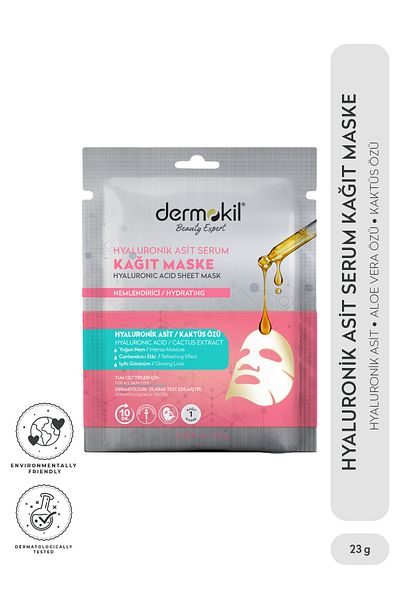 Dermokil Hyaluronic Acid Serum Paper Mask 28 gr