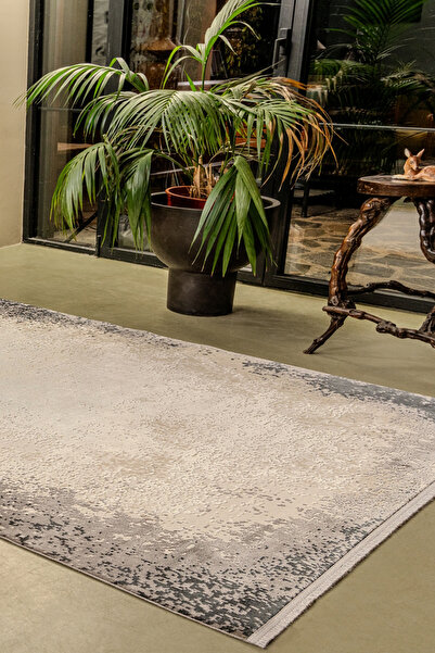 KREASYON HALI Perre PR010 Çok Renkli Uzun Ömürlü Yumuşak Dokulu Salon Mutfak ...