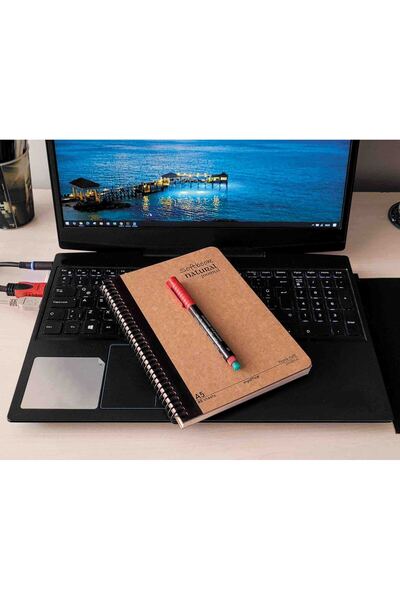 Etika دفتر ملاحظات حلزوني مقاس A5 من ناتشورال جورنال – غلاف صلب مسطر 160 صفحة – ملاحظات، مكتب، هدية، دفتر يوميات