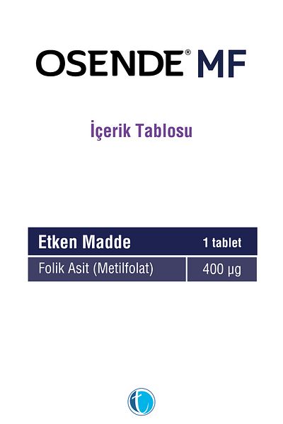 Osende Mf 30 Tablets Methylfolate