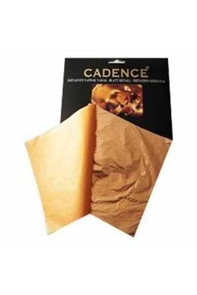 Cadence 16x16cm Leaf Foil 25 Pieces Silver