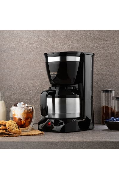 Schafer Warmy Thermos Filter Coffee Machine-Inox