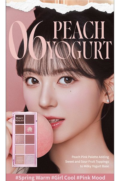 Peach C Seasonal Blending Eyeshadow Palette - Eyeshadow Palette - 06 Peach Yogurt