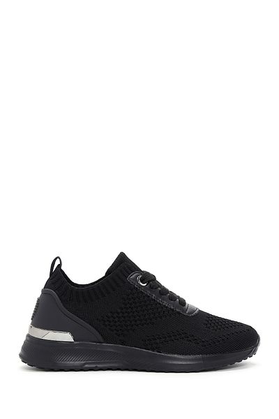 Derimod Zero Women's Black Lace-Up Sneaker 25Sfd43016F