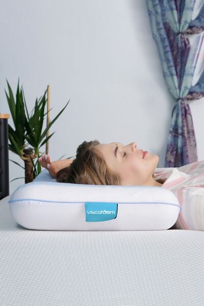Viscofoam Luxury Anti-Sweat Orthopedic Pillow Cooling Visco Pillow Gel Pillow 60x40x11cm