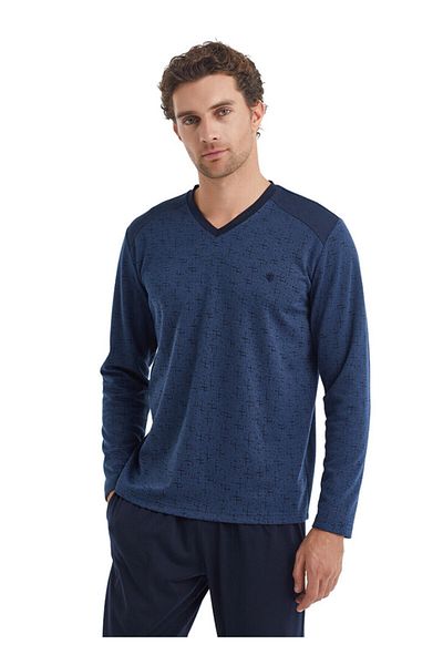 Blackspade Men's Long Sleeve Pajama Set 40099