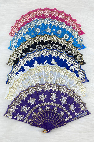 ZEYMERADE Simli Karışık Renk Gelin Nedime Yelpazesi, Bride To Be Bekarlığa Ve...