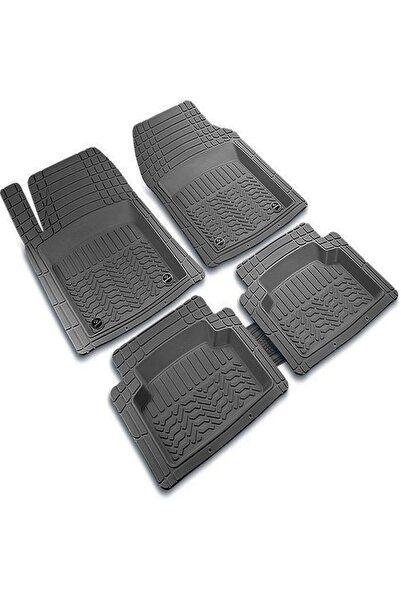 SAHLAN Fiat Fiorino Uyumlu 3d Havuzlu Paspas Takımı 5 Parça