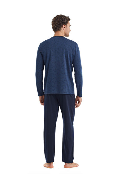 Blackspade Men's Long Sleeve Pajama Set 40099