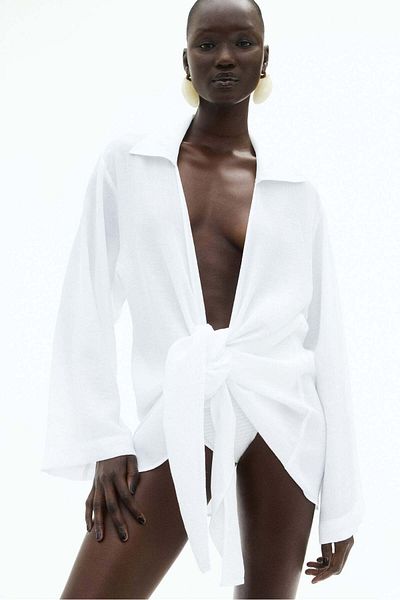 H&M Tie-detail beach dress