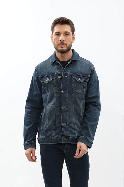 BNY JEANS Мъжко дънково яке от ликра
