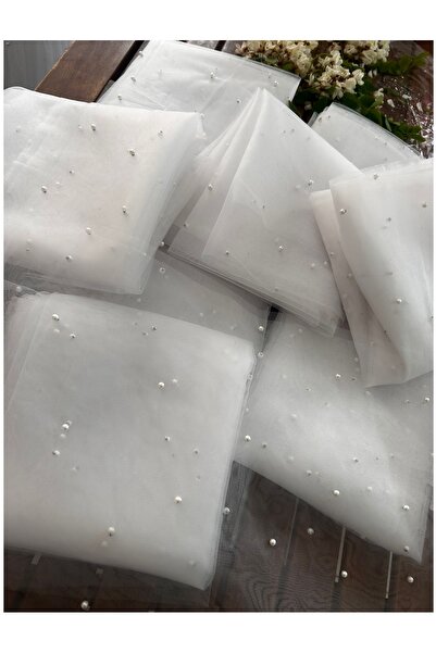 bba new trend İNCİLİ KUMAŞ HAYAL TÜLDEN İNCİ KUMAŞ ÇİVİLİ gelinlik duvak kuma...