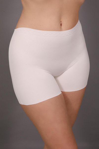 C&City Pantaloni scurți cu laser cu talie anti-alunecare C19205 Ecru