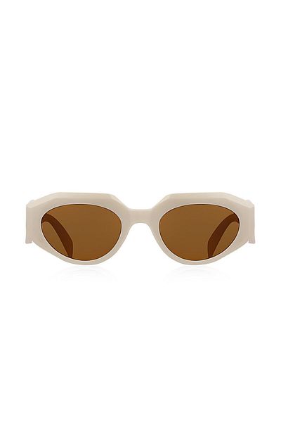 Kinary Unisex Sunglasses Cream Shiny 1039