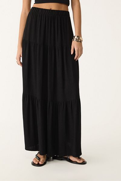 Stradivarius Boho midi skirt