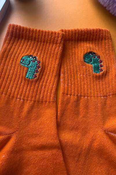 AYDK Cute Dragon Embroidered Colorful Casual Summer Winter Unisex Socket Socks