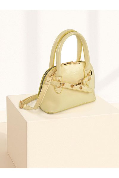 Mojeva Monica Double Handle Women's Hand, Crossbody and Shoulder Bag with Special Lock System