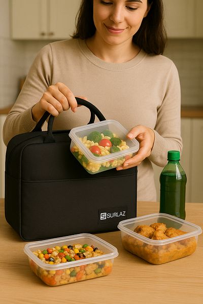 SürLaz Hot and Cold Food Transport Thermal Bag – Practical Solution for Picnic, Camping, Journey, School and Office
