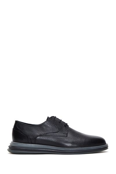 Derimod Men's Black Leather Casual Shoes 23Wfd6750Ft