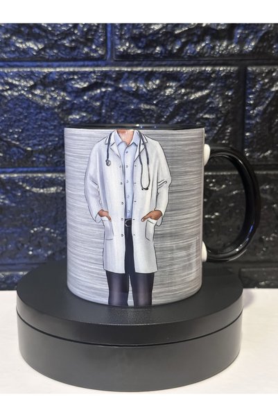 ca kay bu 🩺 Sağlık Kahramanlarına Özel Şık Kupa! Doktor Baskılı