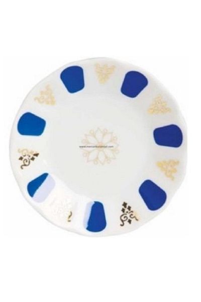Porland Por Blue Acem Tea Plate Porcelain