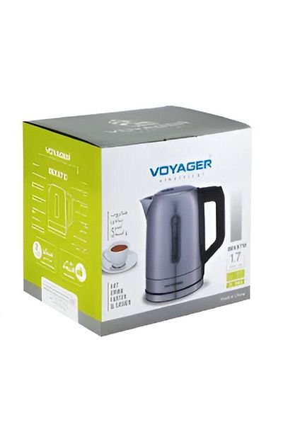 Voyager Stainless Steel Electric Kettle – Fast Boil, Auto Shut-Off