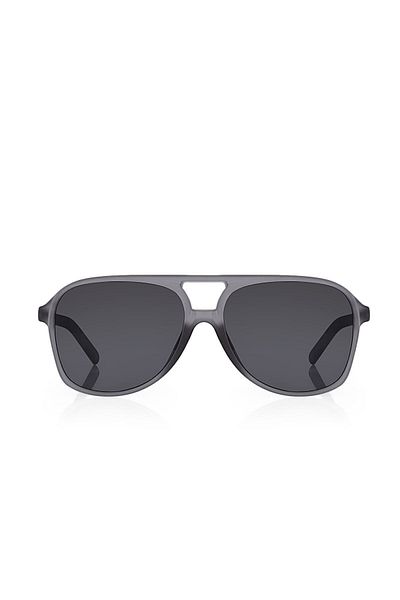 Kinary Retro Fashion Unisex Sunglasses Transparent Smoked