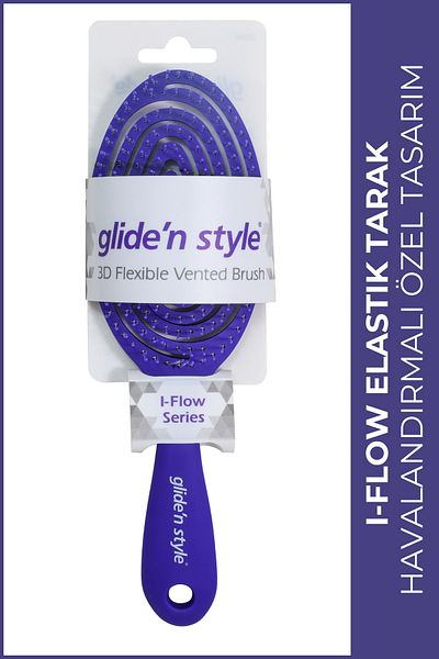 Glide'n Style Gs-244 Model Three Dimensional Opening and Combing Brush
