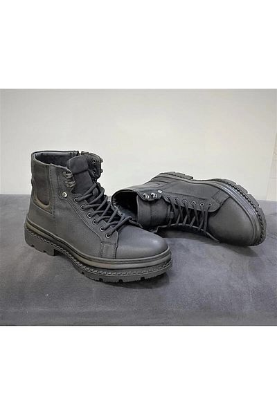 Pierre Cardin S 382208 Ανδρικές καθημερινές μπότες με δερμάτινη σόλα από καουτσούκ Nubuck